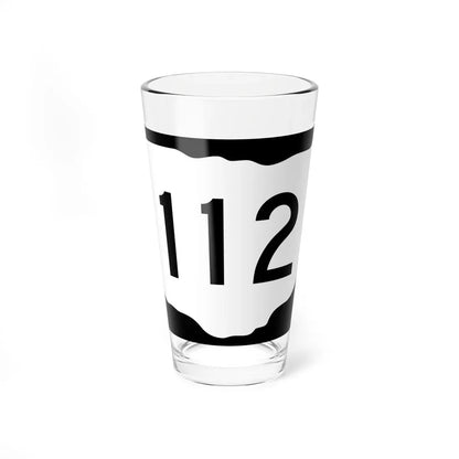 OH-112 (Ohio) (Road Sign) Pint Glass 16oz 16oz - Go Mug Yourself