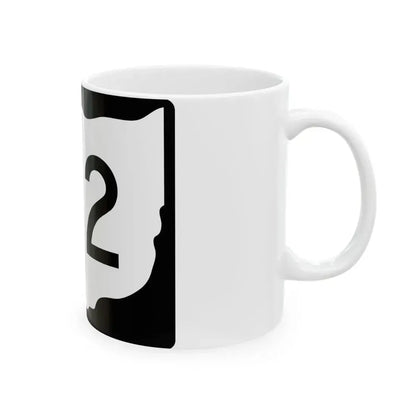 OH-112 (Ohio) (Road Sign) White Coffee Mug - Go Mug Yourself