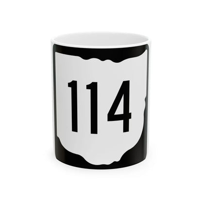 OH-114 1967 (Ohio) (Road Sign) White Coffee Mug 11oz - Go Mug Yourself
