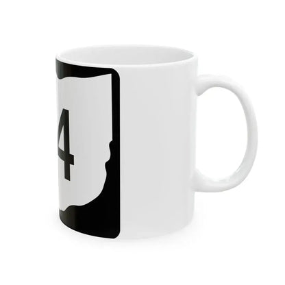 OH-114 (Ohio) (Road Sign) White Coffee Mug - Go Mug Yourself