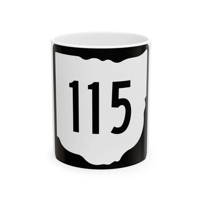 OH-115 1967 (Ohio) (Road Sign) White Coffee Mug 11oz - Go Mug Yourself