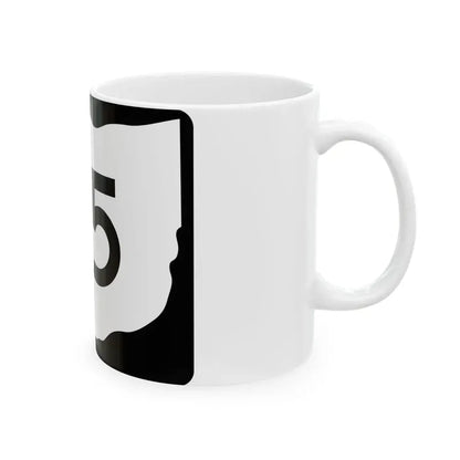 OH-115 (Ohio) (Road Sign) White Coffee Mug - Go Mug Yourself