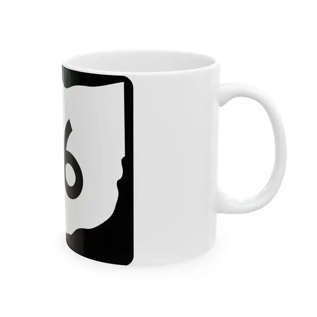 OH-116 (Ohio) (Road Sign) White Coffee Mug - Go Mug Yourself