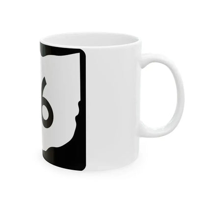 OH-116 (Ohio) (Road Sign) White Coffee Mug - Go Mug Yourself