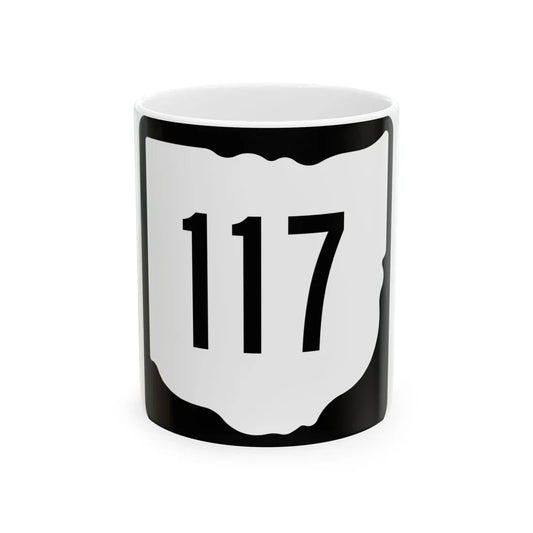 OH-117 1967 (Ohio) (Road Sign) White Coffee Mug 11oz - Go Mug Yourself