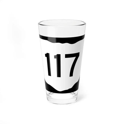 OH-117 (Ohio) (Road Sign) Pint Glass 16oz 16oz - Go Mug Yourself