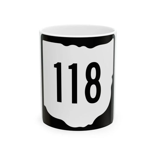OH-118 1967 (Ohio) (Road Sign) White Coffee Mug 11oz - Go Mug Yourself