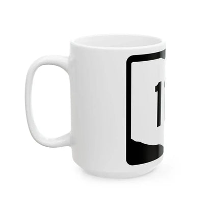 OH-119 (Ohio) (Road Sign) White Coffee Mug - Go Mug Yourself