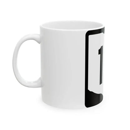 OH-12 (Ohio) (Road Sign) White Coffee Mug - Go Mug Yourself