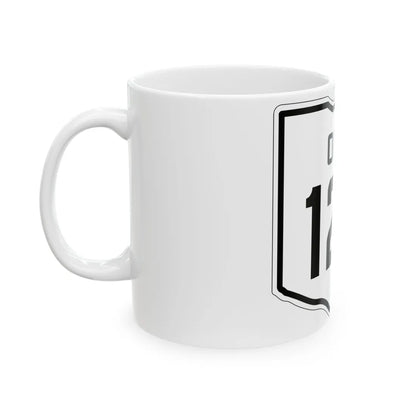 OH-120 1927 (Ohio) (Road Sign) White Coffee Mug - Go Mug Yourself