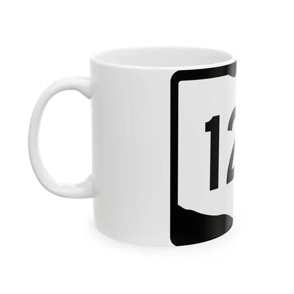OH-120 (Ohio) (Road Sign) White Coffee Mug - Go Mug Yourself