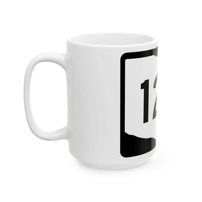 OH-120 (Ohio) (Road Sign) White Coffee Mug - Go Mug Yourself