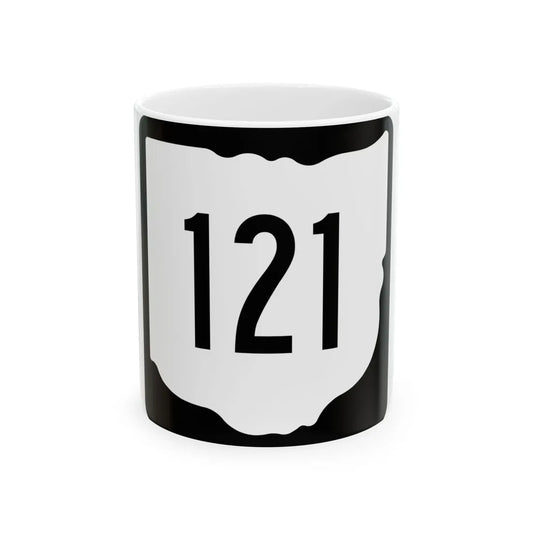 OH-121 1967 (Ohio) (Road Sign) White Coffee Mug 11oz - Go Mug Yourself