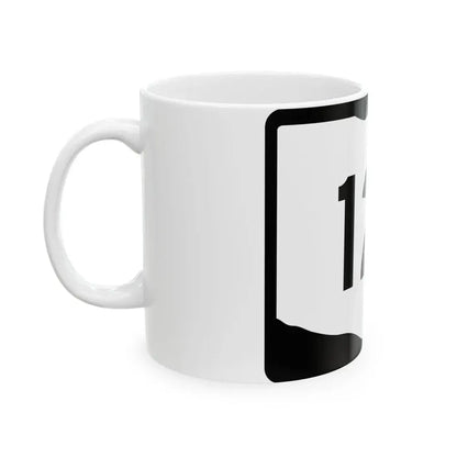 OH-121 (Ohio) (Road Sign) White Coffee Mug - Go Mug Yourself