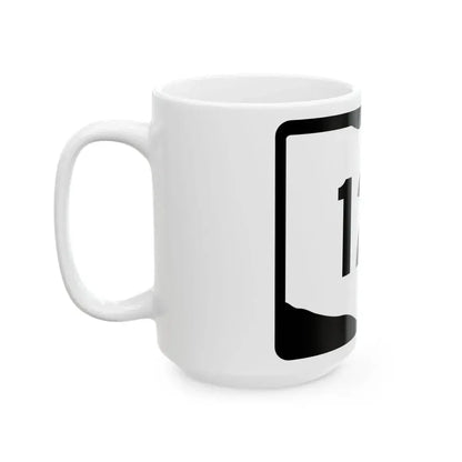 OH-121 (Ohio) (Road Sign) White Coffee Mug - Go Mug Yourself