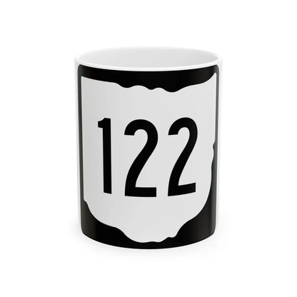 OH-122 1967 (Ohio) (Road Sign) White Coffee Mug 11oz - Go Mug Yourself