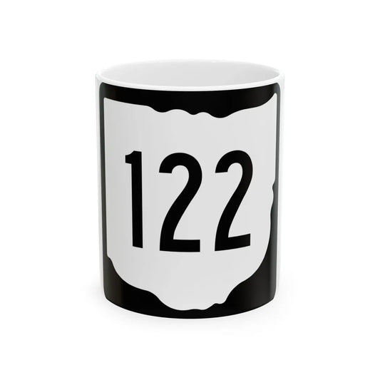 OH-122 1967 (Ohio) (Road Sign) White Coffee Mug 11oz - Go Mug Yourself