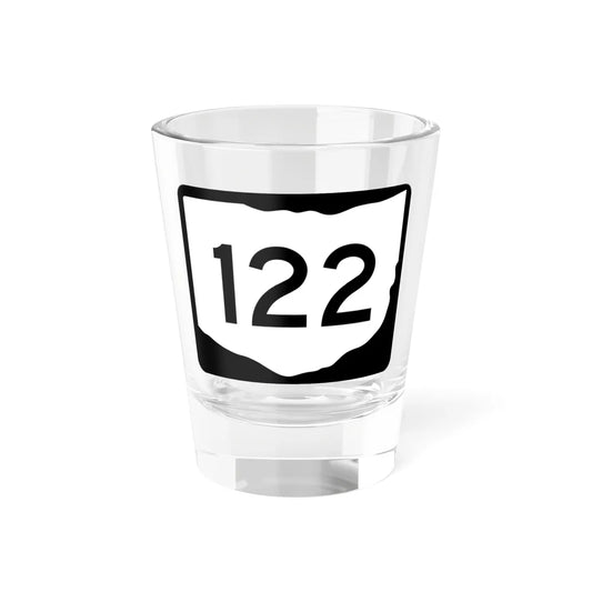 OH-122 (Ohio) (Road Sign) Shot Glass 1.5oz 1.5oz - Go Mug Yourself
