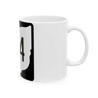 OH-124 1967 (Ohio) (Road Sign) White Coffee Mug - Go Mug Yourself