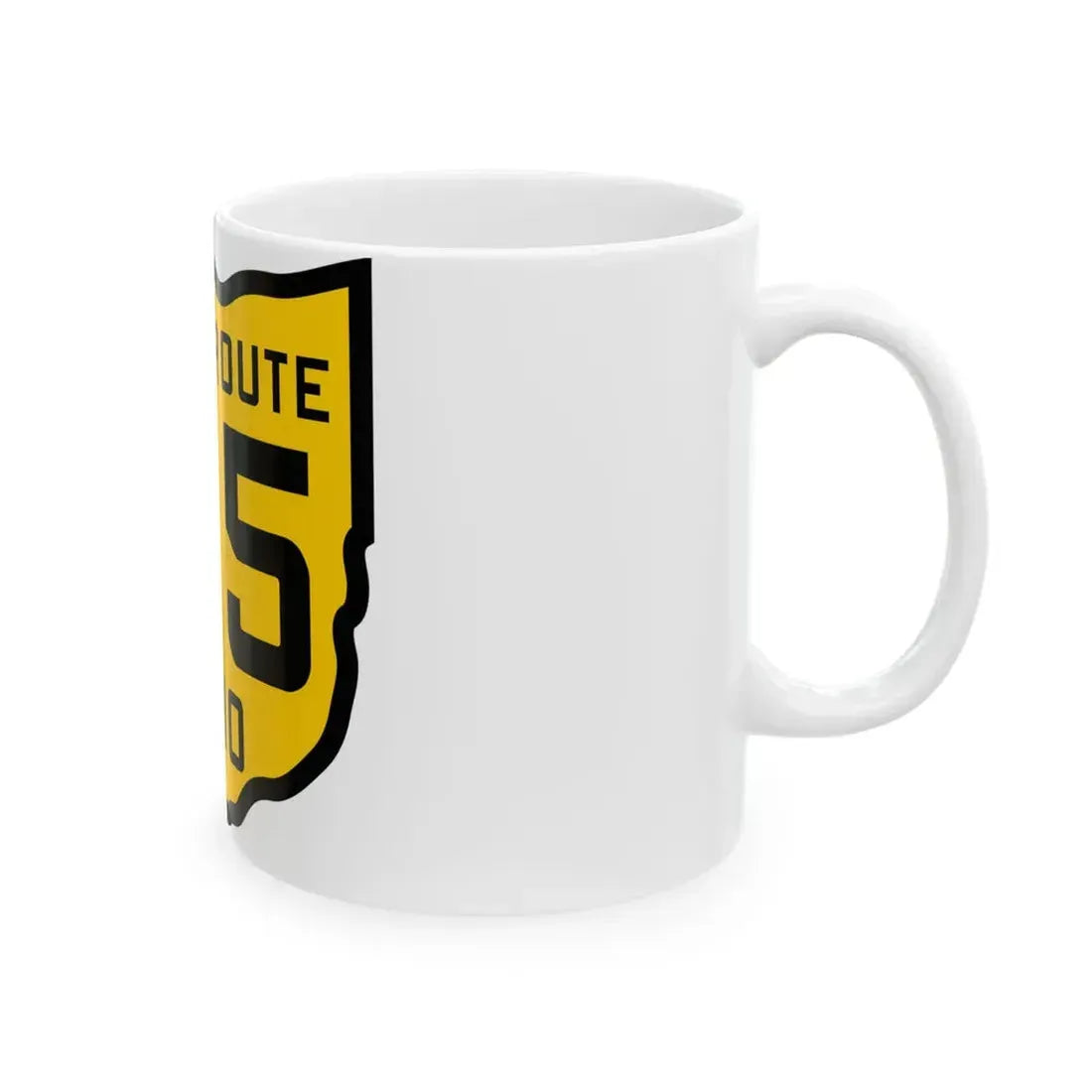 OH-125 1920 (Ohio) (Road Sign) White Coffee Mug - Go Mug Yourself