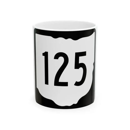 OH-125 1967 (Ohio) (Road Sign) White Coffee Mug 11oz - Go Mug Yourself