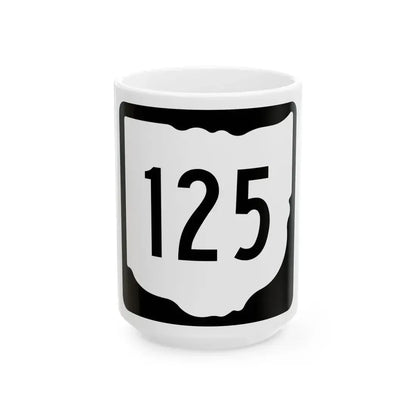 OH-125 1967 (Ohio) (Road Sign) White Coffee Mug 15oz - Go Mug Yourself