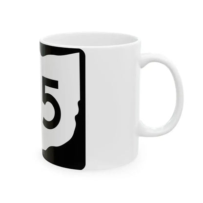 OH-125 (Ohio) (Road Sign) White Coffee Mug - Go Mug Yourself