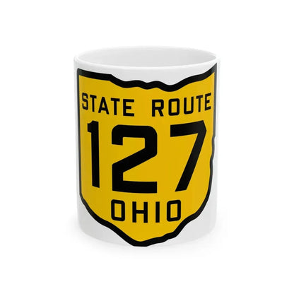 OH-127 1920 (Ohio) (Road Sign) White Coffee Mug 11oz - Go Mug Yourself
