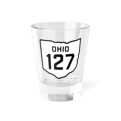 OH-127 1927 (Ohio) (Road Sign) Shot Glass 1.5oz 1.5oz - Go Mug Yourself