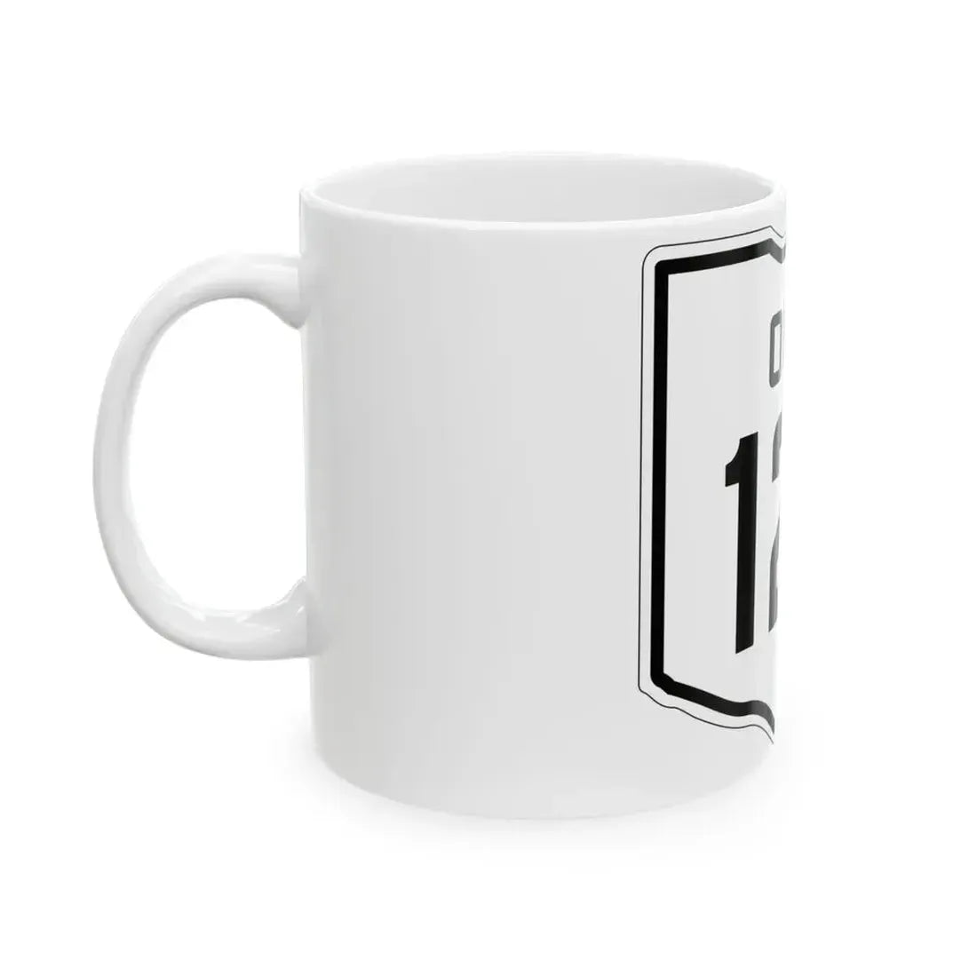 OH-127 1927 (Ohio) (Road Sign) White Coffee Mug - Go Mug Yourself