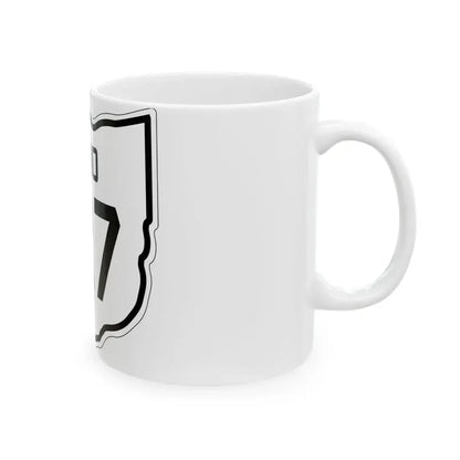 OH-127 1927 (Ohio) (Road Sign) White Coffee Mug - Go Mug Yourself