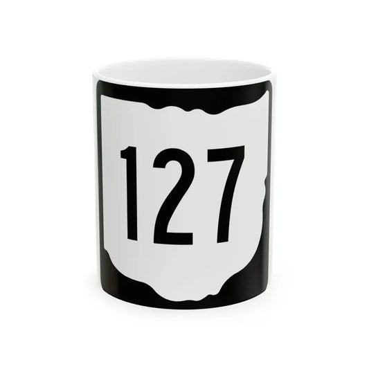 OH-127 1967 (Ohio) (Road Sign) White Coffee Mug 11oz - Go Mug Yourself