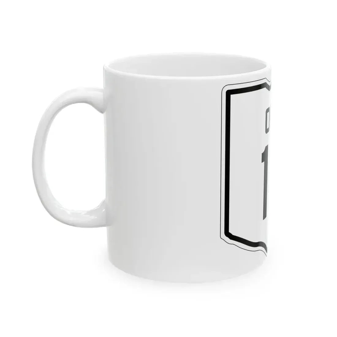 OH-13 1927 (Ohio) (Road Sign) White Coffee Mug - Go Mug Yourself