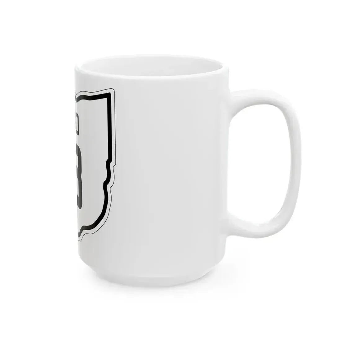 OH-13 1927 (Ohio) (Road Sign) White Coffee Mug - Go Mug Yourself
