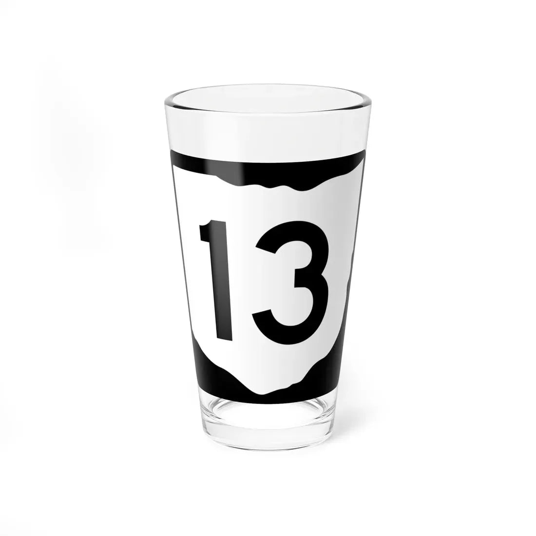 OH-13 (Ohio) (Road Sign) Pint Glass 16oz 16oz - Go Mug Yourself