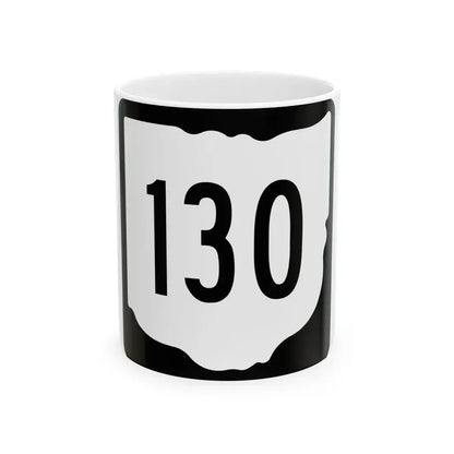 OH-130 1967 (Ohio) (Road Sign) White Coffee Mug 11oz - Go Mug Yourself
