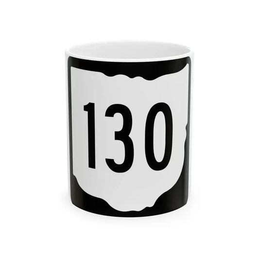 OH-130 1967 (Ohio) (Road Sign) White Coffee Mug 11oz - Go Mug Yourself
