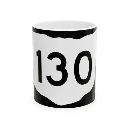 OH-130 (Ohio) (Road Sign) White Coffee Mug 11oz - Go Mug Yourself