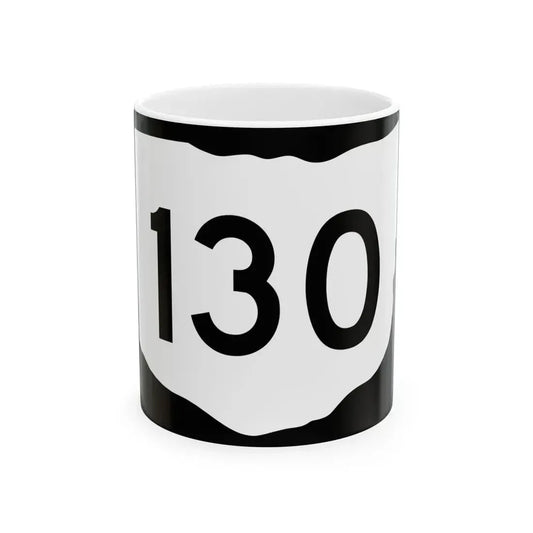 OH-130 (Ohio) (Road Sign) White Coffee Mug 11oz - Go Mug Yourself