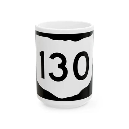 OH-130 (Ohio) (Road Sign) White Coffee Mug 15oz - Go Mug Yourself