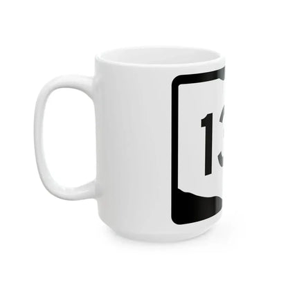 OH-130 (Ohio) (Road Sign) White Coffee Mug - Go Mug Yourself