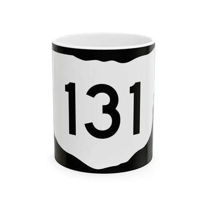 OH-131 (Ohio) (Road Sign) White Coffee Mug 11oz - Go Mug Yourself