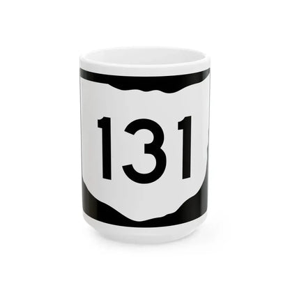 OH-131 (Ohio) (Road Sign) White Coffee Mug 15oz - Go Mug Yourself