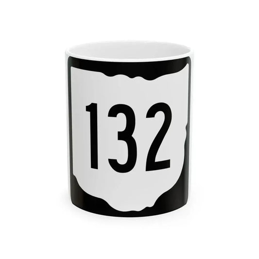 OH-132 1967 (Ohio) (Road Sign) White Coffee Mug 11oz - Go Mug Yourself