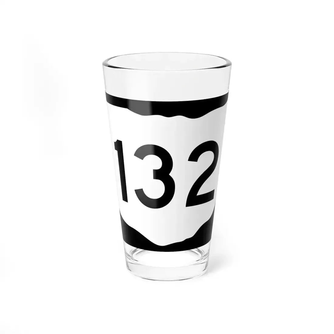 OH-132 (Ohio) (Road Sign) Pint Glass 16oz 16oz - Go Mug Yourself
