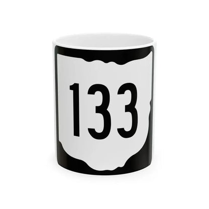 OH-133 1967 (Ohio) (Road Sign) White Coffee Mug 11oz - Go Mug Yourself