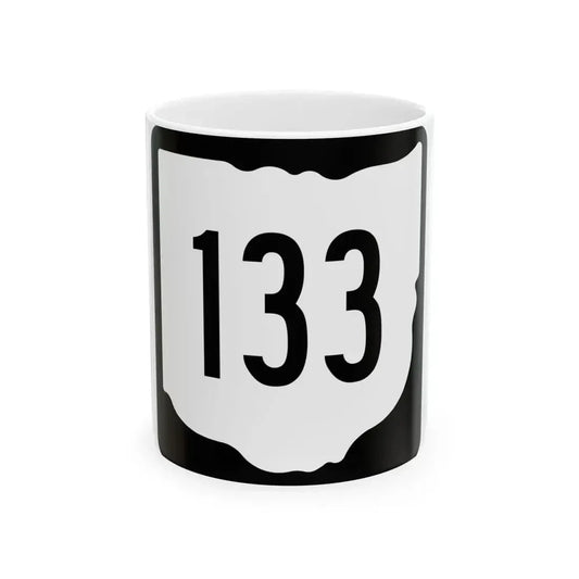 OH-133 1967 (Ohio) (Road Sign) White Coffee Mug 11oz - Go Mug Yourself