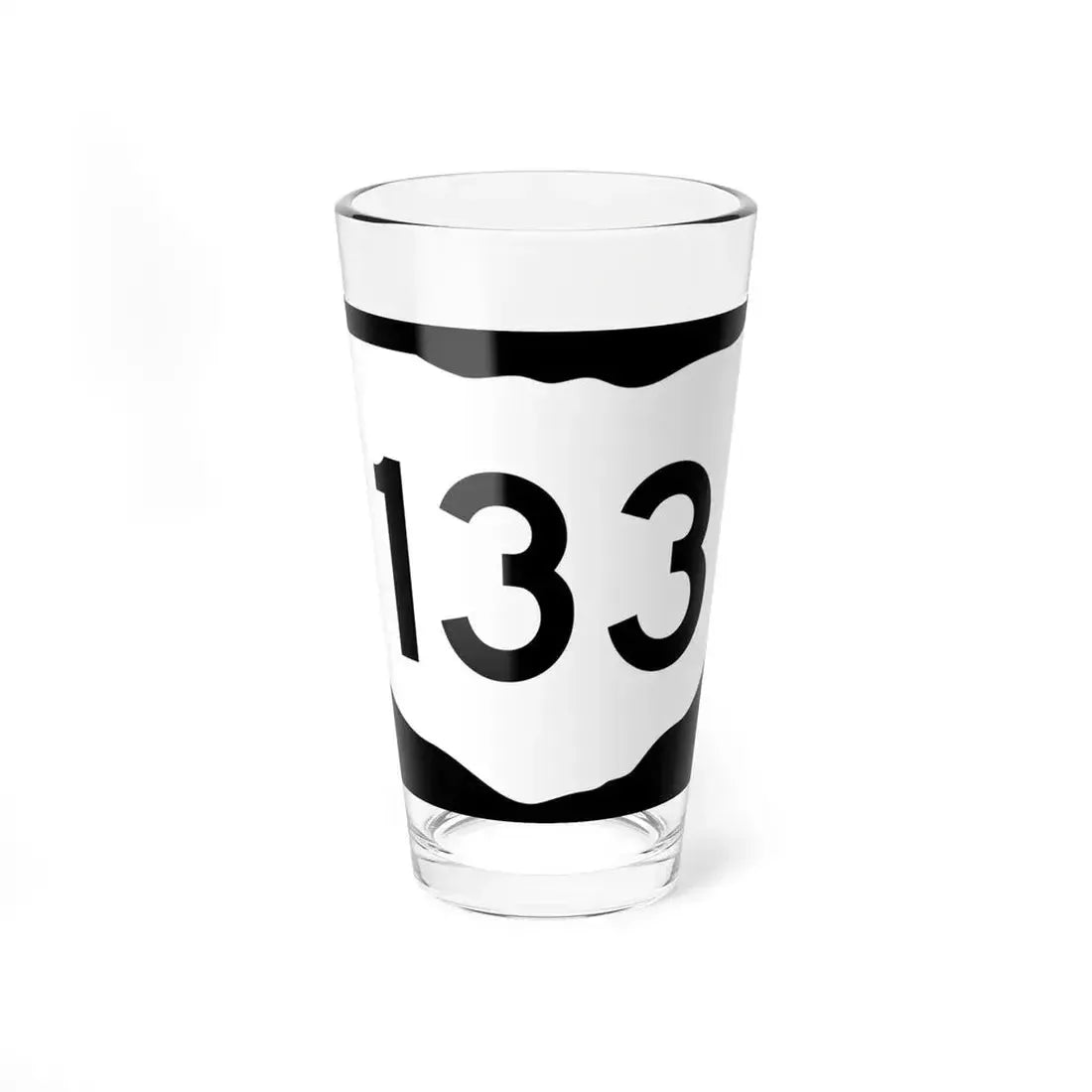 OH-133 (Ohio) (Road Sign) Pint Glass 16oz 16oz - Go Mug Yourself