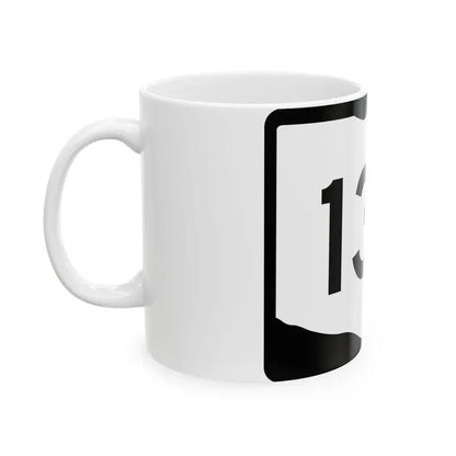 OH-133 (Ohio) (Road Sign) White Coffee Mug - Go Mug Yourself