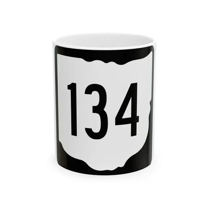 OH-134 1967 (Ohio) (Road Sign) White Coffee Mug 11oz - Go Mug Yourself